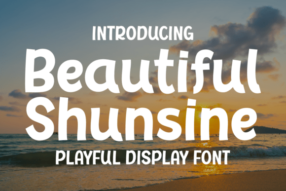 Beautiful Shunsine: Elevating Visual Communication Through Joyful Typography