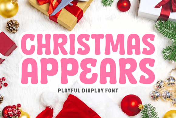 Christmas Appears: A Festive Font for Creative Designs