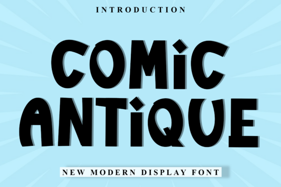 Comic Antique: A Creative Font for Warm, Approachable Designs