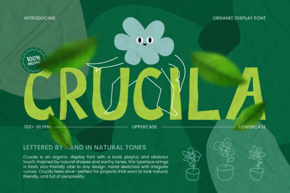 Crucila Regular: A Natural Typeface for Modern Design Projects