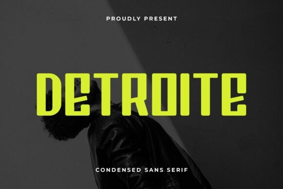 Detroite Font: Bold Display Typography for Impact
