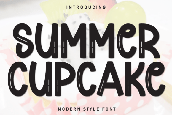 Discover the Charm of Summer Cupcake: A Handwritten Font That Brings Joy to Design