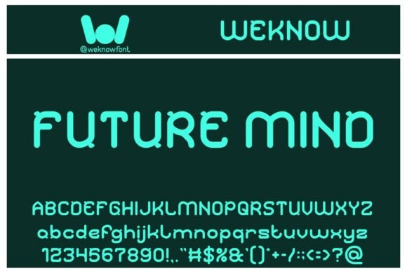 Future Mind: A Typeface That Bridges the Gap Between Futurism and Nostalgia