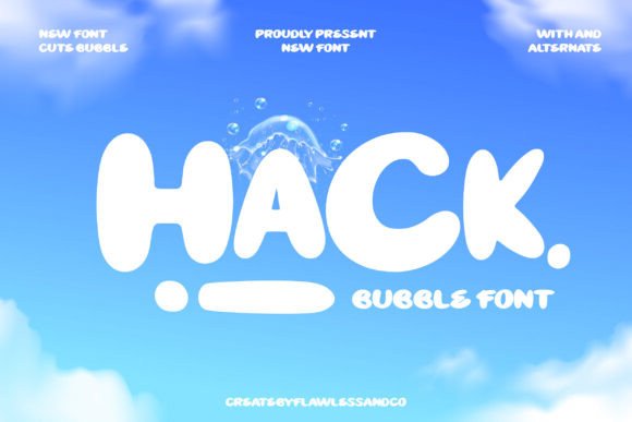 Hackbubble: A Playful Font with Serious Design Impact
