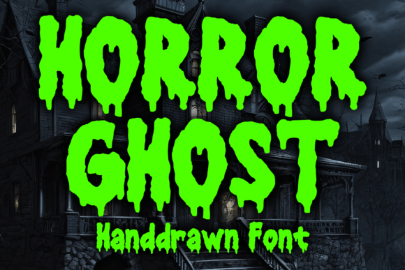 Horror Ghost Font: Vintage Horror Meets Modern Design