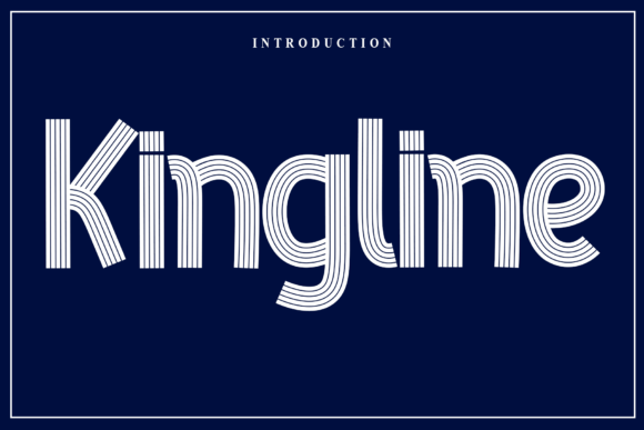 Kingline: A Stylish Display Font for Creative Projects