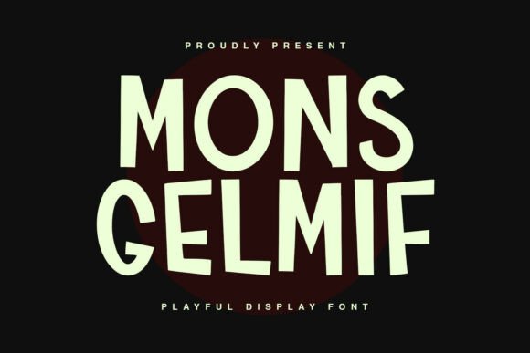 Monsgelmif: The Bold, Quirky Typeface Redefining Creative Typography