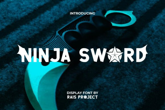 Ninja Sword Font: Bold Display Type for Impactful Design