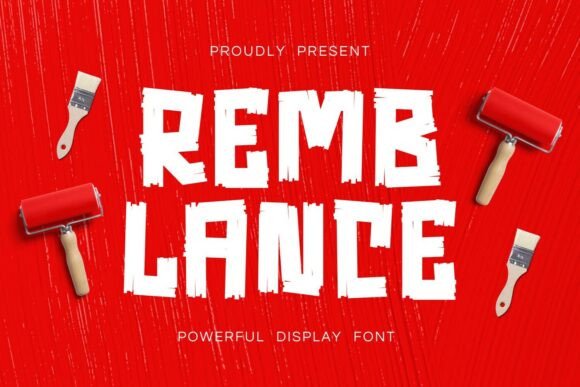 Remblanceregular: A Bold Typeface for Dynamic Visual Storytelling