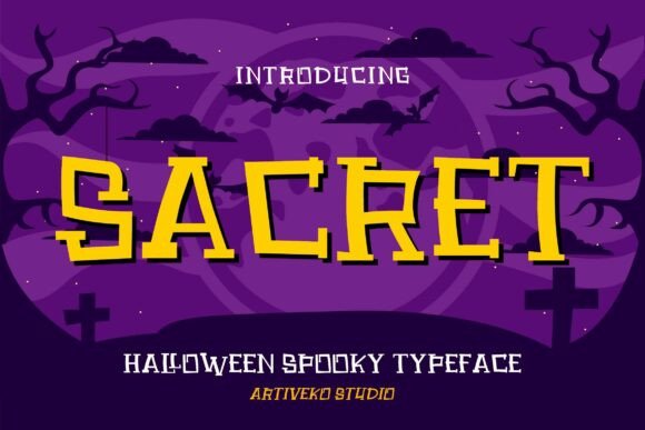 Sacret Font: Spooky Style for Halloween Projects