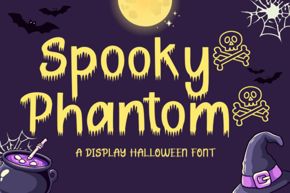 Spooky Phantom: A Playful Halloween Font for Every Project