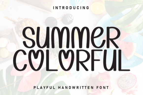 Summer Colorful: A Modern Display Font for Versatile Design Projects