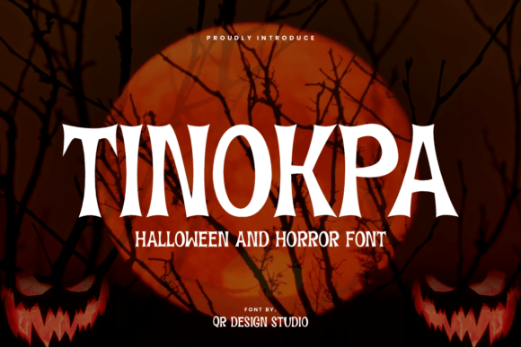 Tinokpa: A Spooky Display Font for Halloween Projects